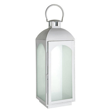 Farol White Wash Large Lantern