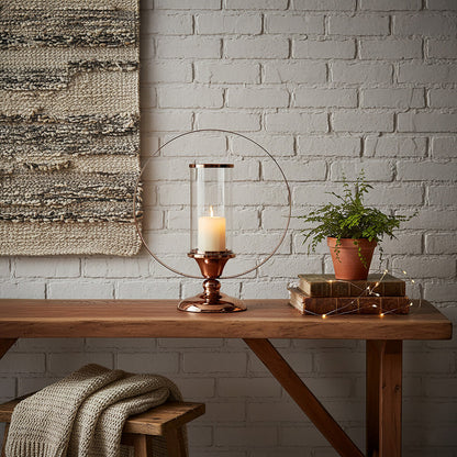 Kensington Townhouse Large Metal Candle Holder