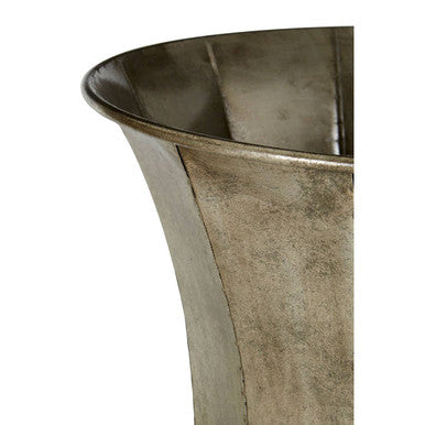 Reza Set of 3 Antique Silver Finish Planters