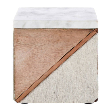 Cowhide Small Trinket Box | Bowerbird