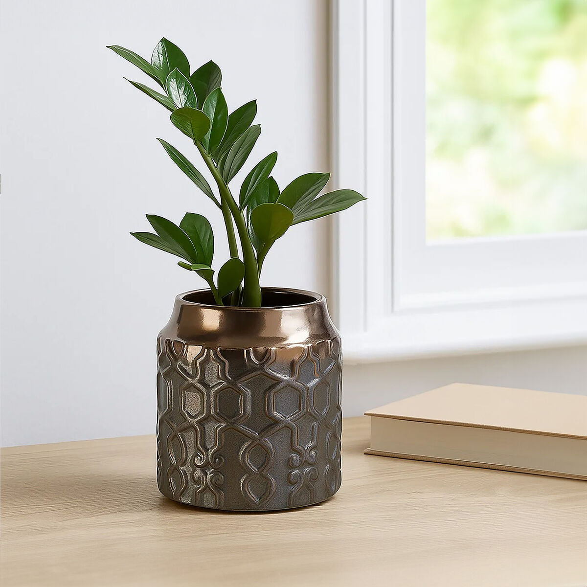 Zircon Small Ceramic Planter
