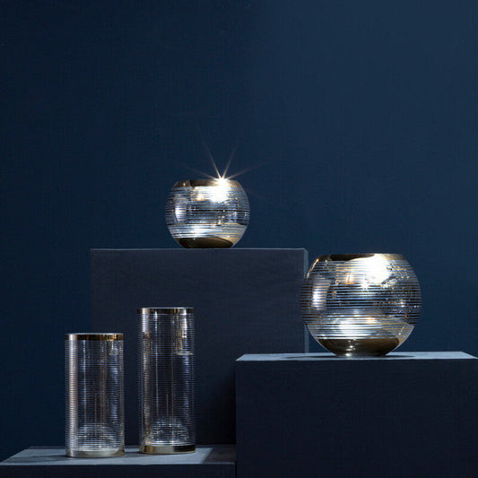 Raya Large Rounded Glass Vase
