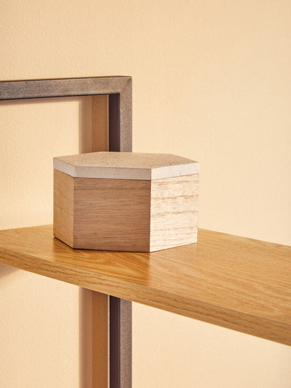 Mimo Small Terrazzo Lid Trinket Box