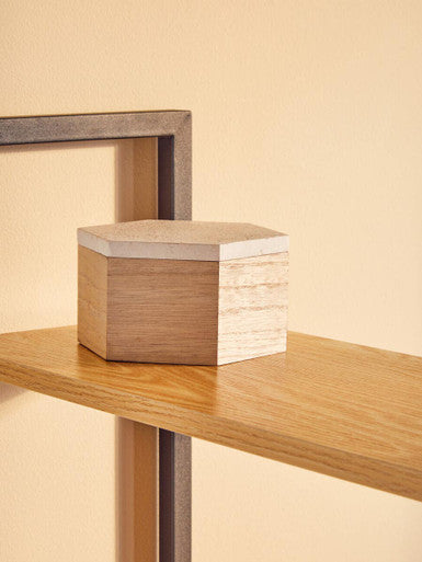 Mimo Small Terrazzo Lid Trinket Box