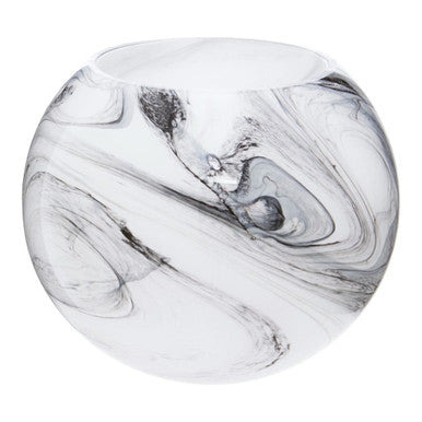 Cabell Marble Design Glass Vase