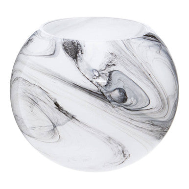 Cabell Marble Design Glass Vase