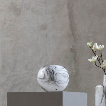 Cabell Marble Design Glass Vase