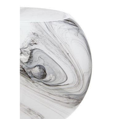 Cabell Marble Design Glass Vase