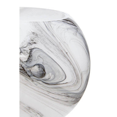 Cabell Marble Design Glass Vase