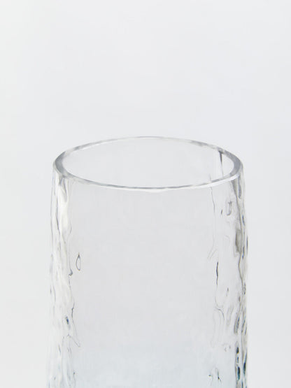 Brock Large Blue Ombre Glass Vase