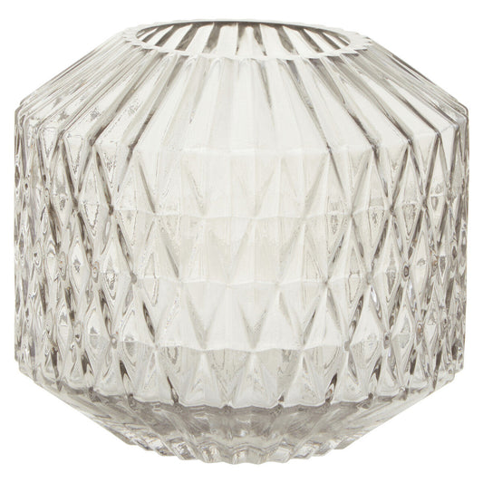 Brice Small Grey Glass Vase