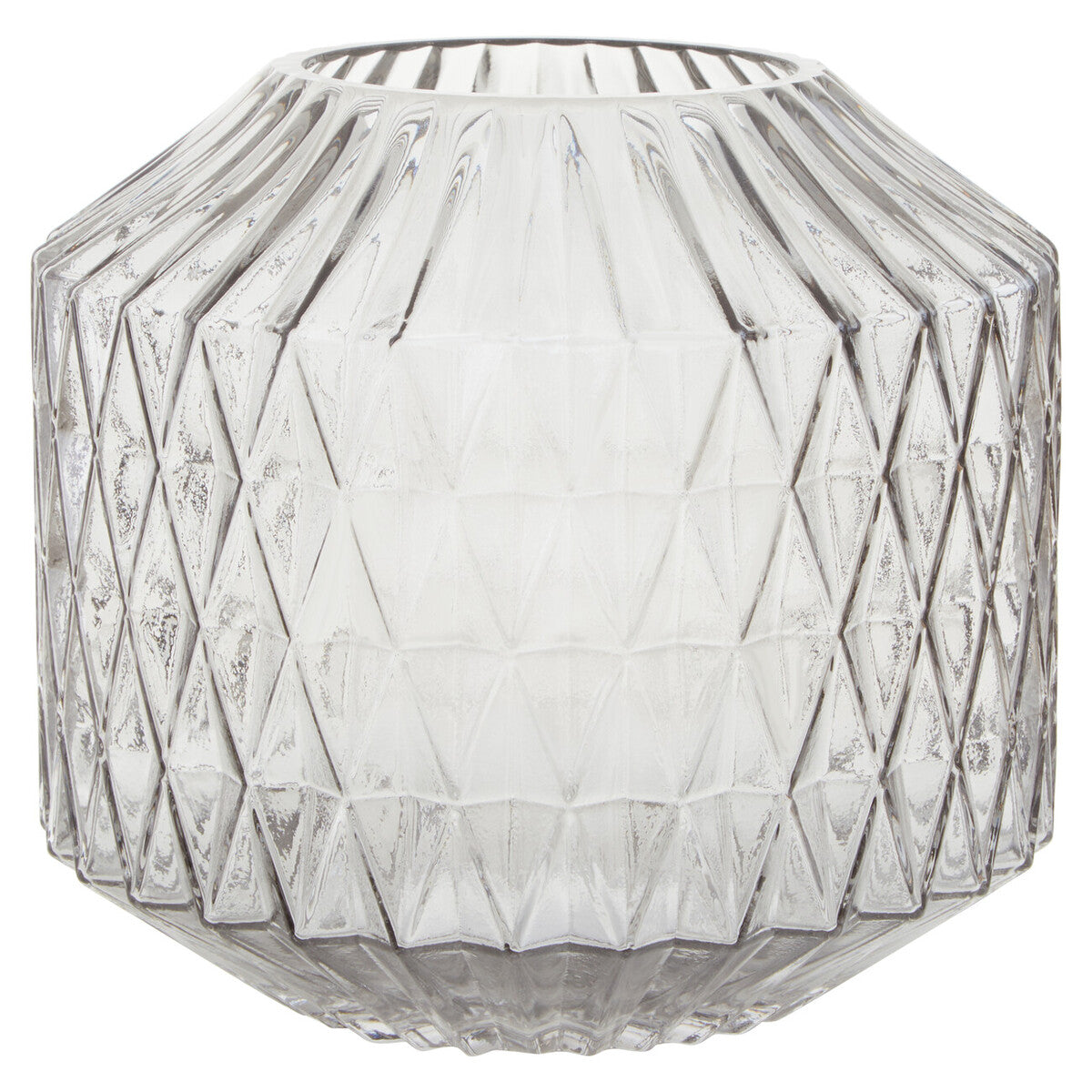 Brice Large Grey Glass Vase