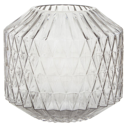 Brice Large Grey Glass Vase
