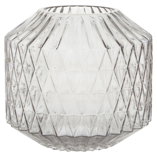Brice Large Grey Glass Vase