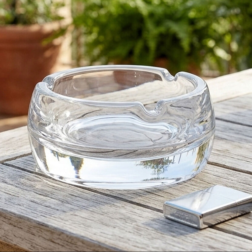 Beaufort Small Crystal Plain Ashtray