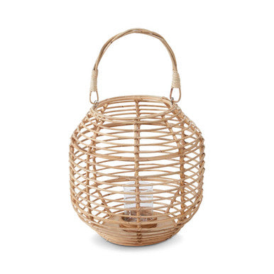 Mataram Natural Rattan Round Lantern