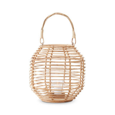 Mataram Natural Rattan Round Lantern