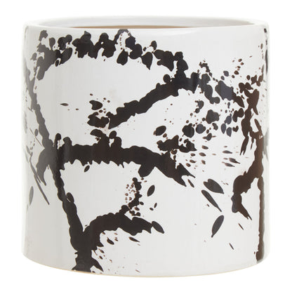 Sorrell Black And White Large Planter