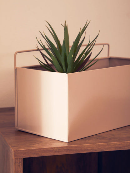Asher Wall Plant Box Grey Natural