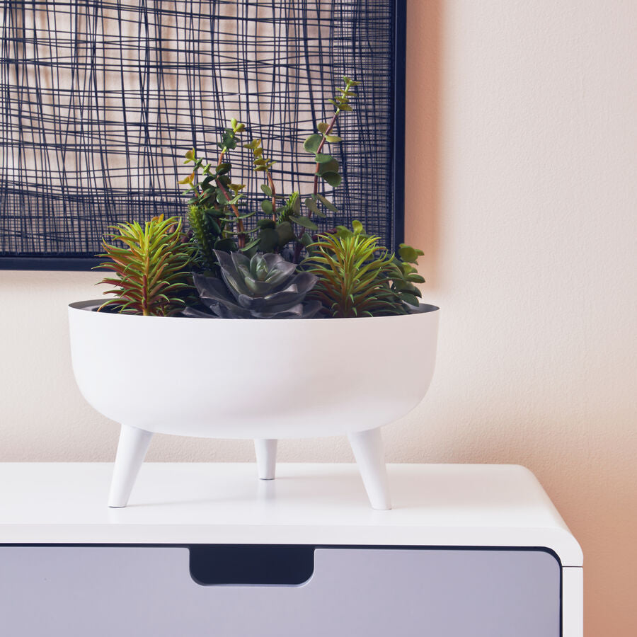 Alina White Planter