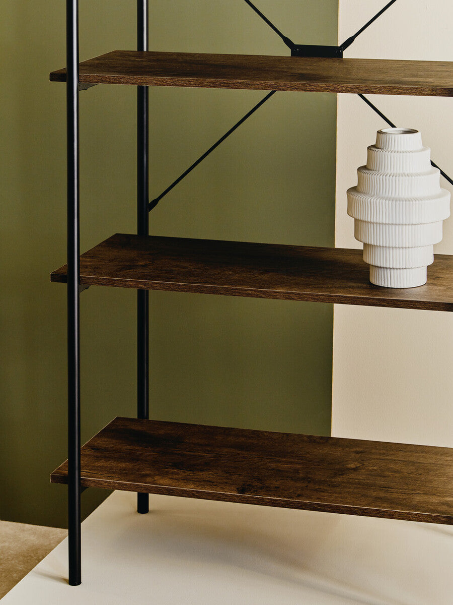 Fabia White Large Step Design Vase