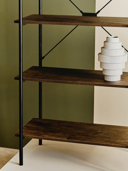 Fabia White Large Step Design Vase