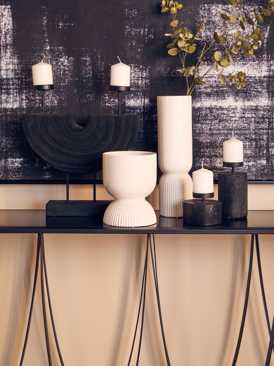 Fia White Vase