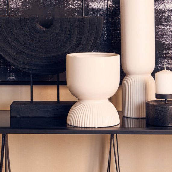 Fia White Vase