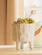 Fara White Large Planter