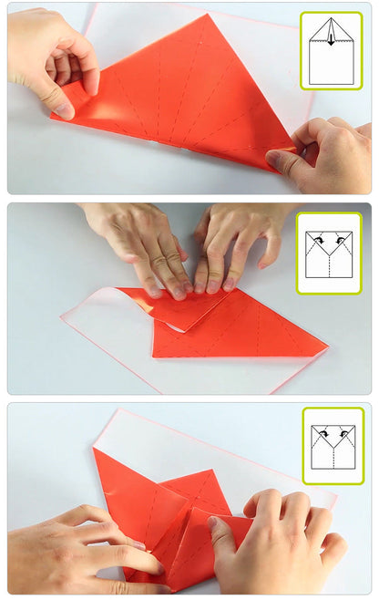 Motor electric hand throwing paper airplane