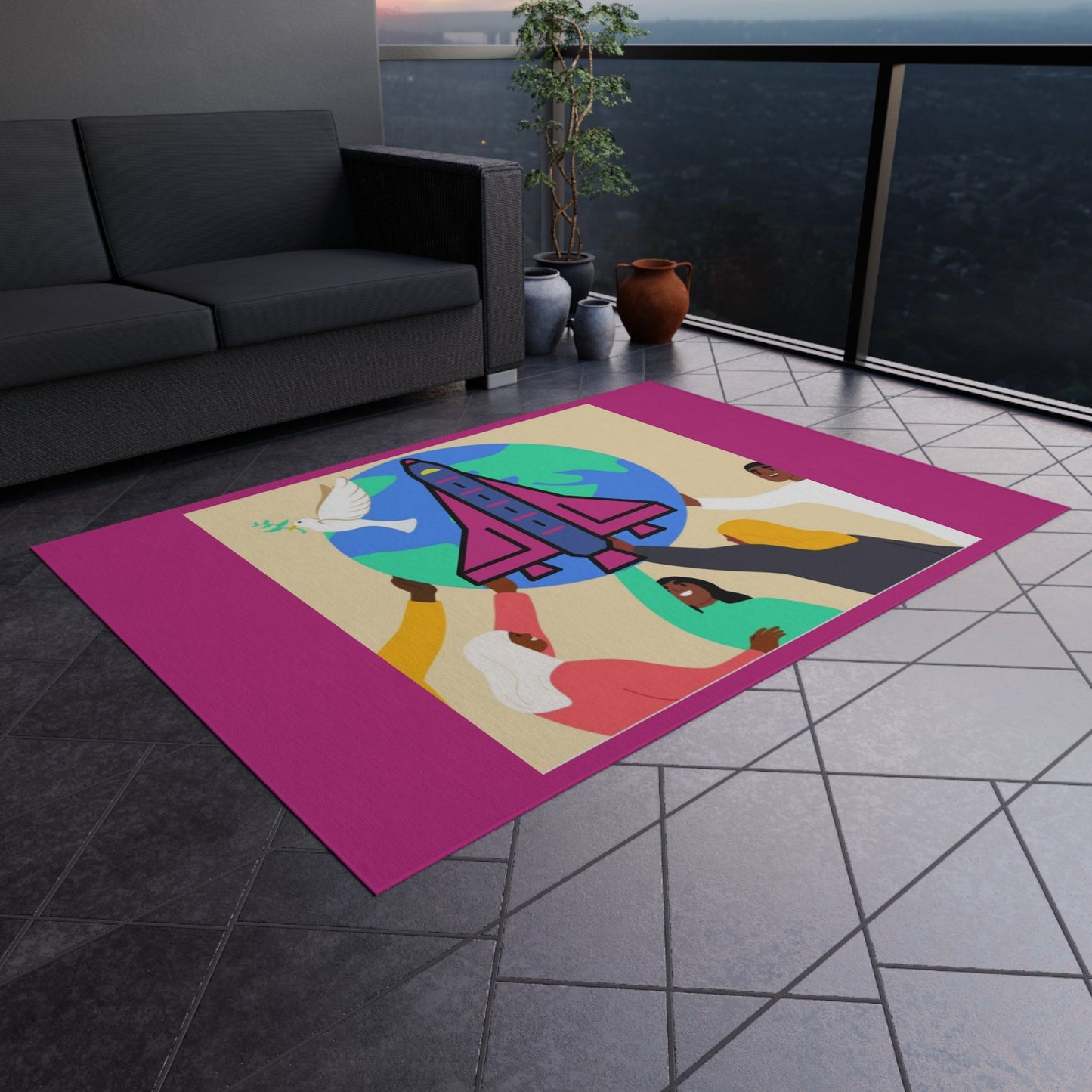 First Home Outdoor Rug