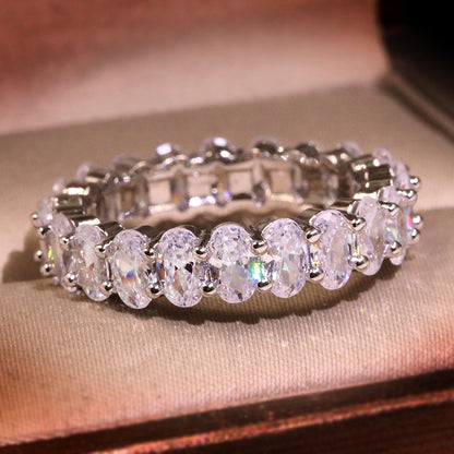 Zircon Oval Ring