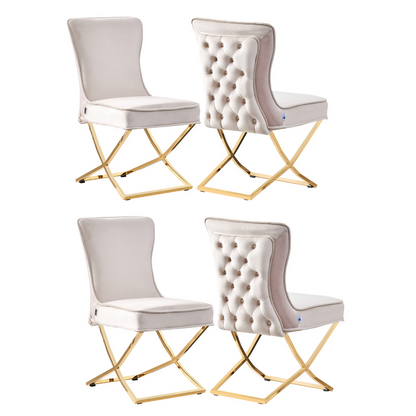 Trafalgar Velvet Dining Chair