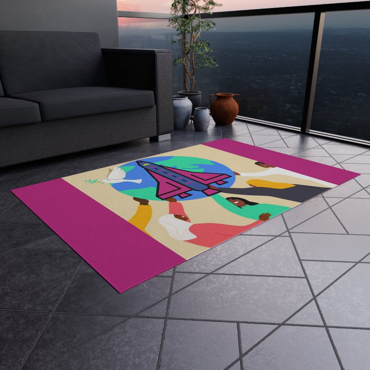 First Home Outdoor Rug