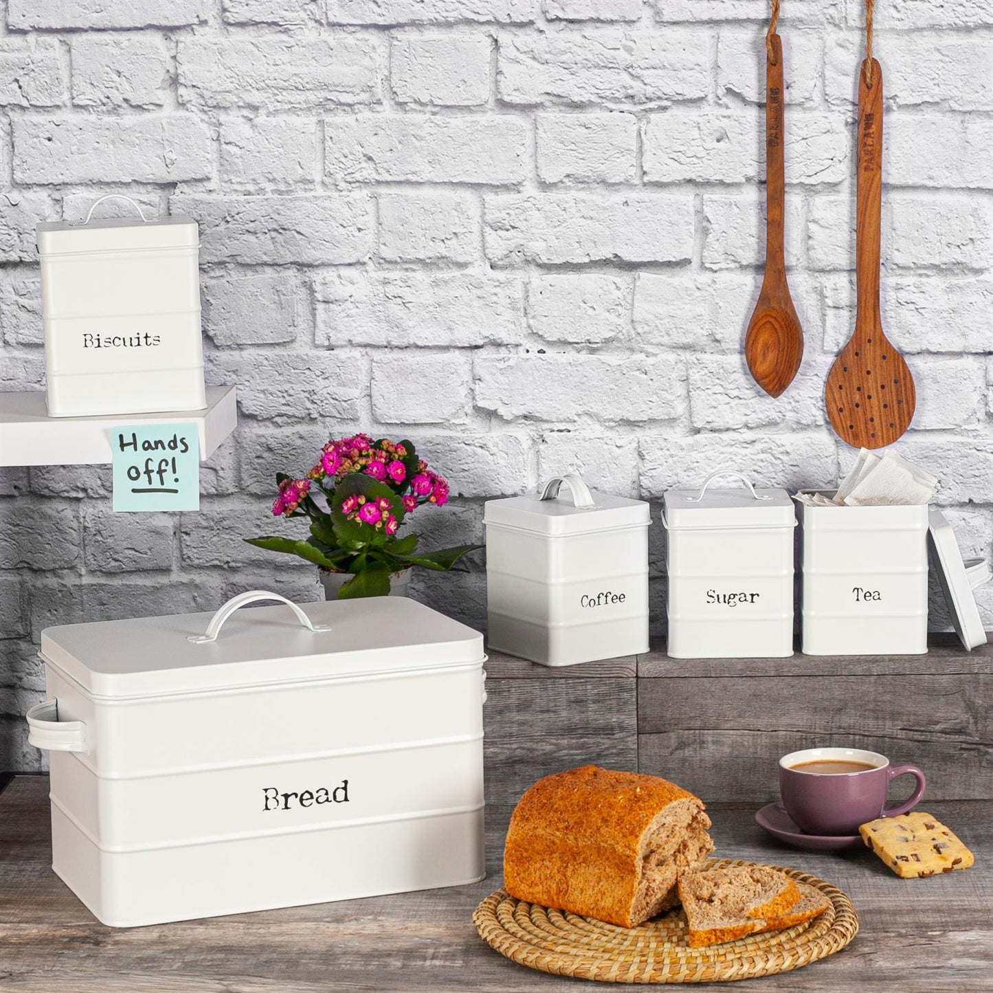 Vintage Metal Bread Bin