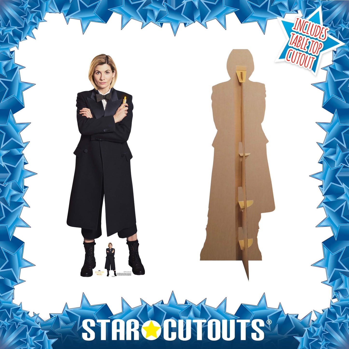 SC1517 13th Doctor Who Jodie Whittaker Cardboard Cut Out Height 167cm