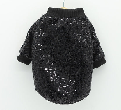 Versatile patchwork Sequin jacket Teddy