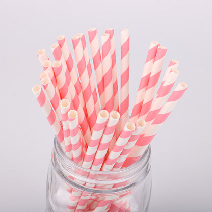 Disposable paper straws