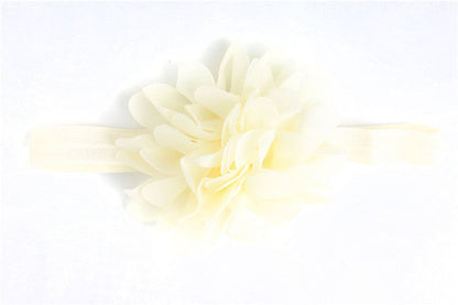 Handmade chiffon flower