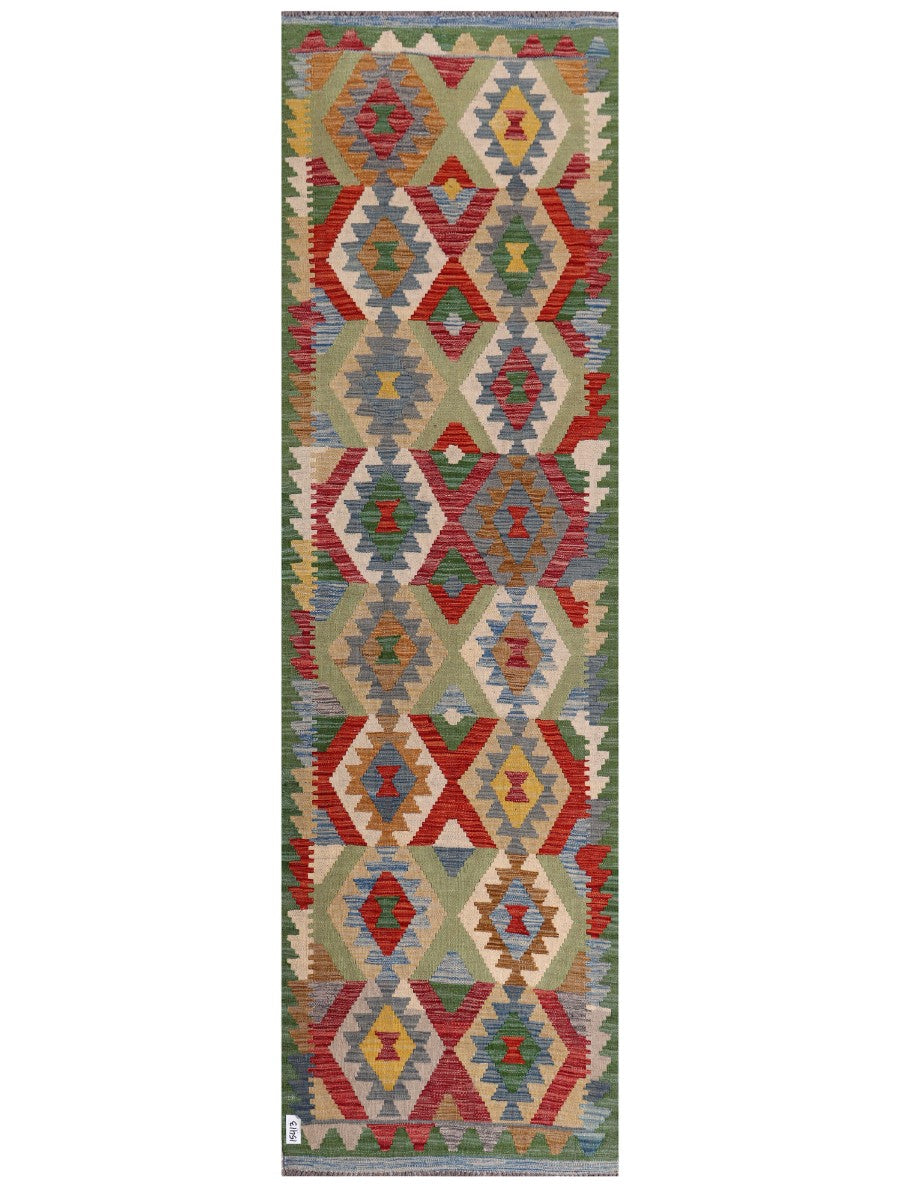 Maimana Kilim Runner - 285 x 84 cm