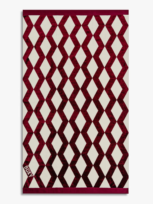 "The Wrap" Towel | Mirrorzag Burgundy