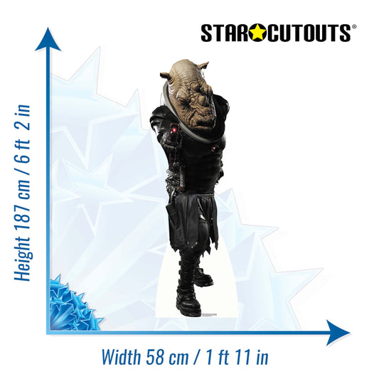 SC158 Judoon Cardboard Cut Out Height 187cm