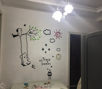 Children's Room TV Background Wall Living Room Stickers