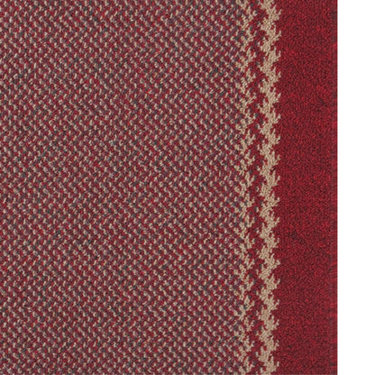 Washable Designer Bordered Red Rug | 116R