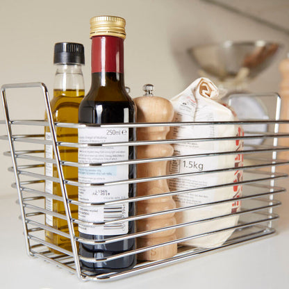 Dara Chrome Caddy With Handles