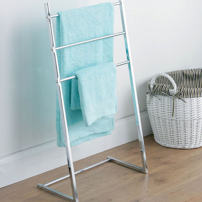 Dara 3 Arm Chrome Towel Stand