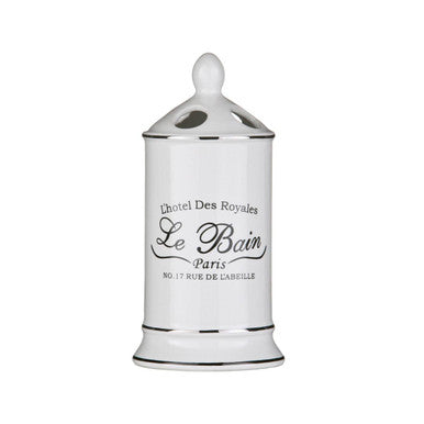 White Ceramic Toothbrush Holder | Le Bain