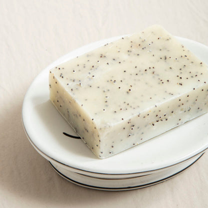 Le Bain White Ceramic Soap Dish