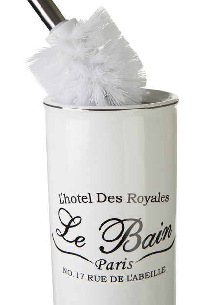 White Toilet Brush with Holder | Le Bain