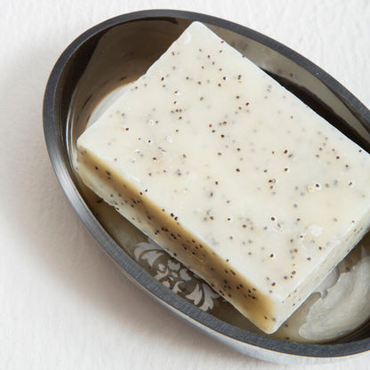 Elissa Silver Oval Soap Dish